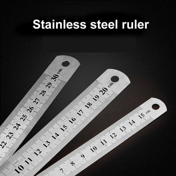 1pcs 15cm/20cm/30cm double side scale stainless steel straight ruler measuring tool school office supplies
1pcs 15cm/20cm/30cm double side scale stainless steel straight ruler measuring tool school office supplies