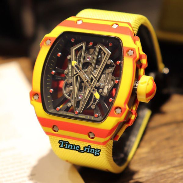 version rm 27-03 skeleton dial ntpt carbon fiber case japan miyota automatic movement rm 27-03 mens watch yellow nylon strap watches, Slivery;brown
version rm 27-03 skeleton dial ntpt carbon fiber case japan miyota automatic movement rm 27-03 mens watch yellow nylon strap watches, Slivery;brown