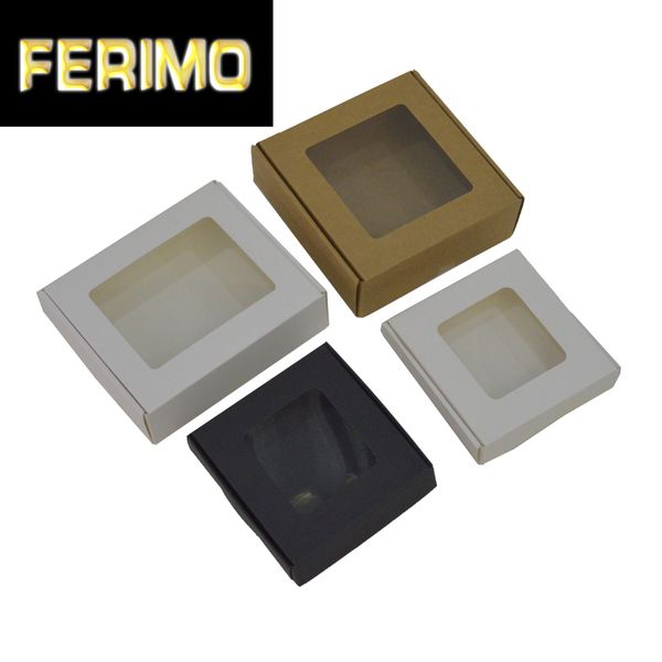 10pcs gift box packaging 17 size gift box with clear window custom packaging white black kraft custom paper dropshipping
10pcs gift box packaging 17 size gift box with clear window custom packaging white black kraft custom paper dropshipping