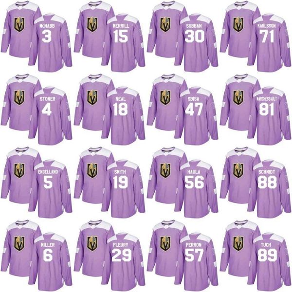 vegas golden knights jersey purple fights cancer practice 56 erik haula 57 david perron 71 william karlsson 88 nate schmidt hockey jerseys, Black;red
vegas golden knights jersey purple fights cancer practice 56 erik haula 57 david perron 71 william karlsson 88 nate schmidt hockey jerseys, Black;red