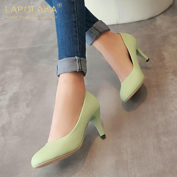dress shoes lapolaka 2021 big size 43 thin high heels fashion pumps female slip on elegant office lady women, Black
dress shoes lapolaka 2021 big size 43 thin high heels fashion pumps female slip on elegant office lady women, Black