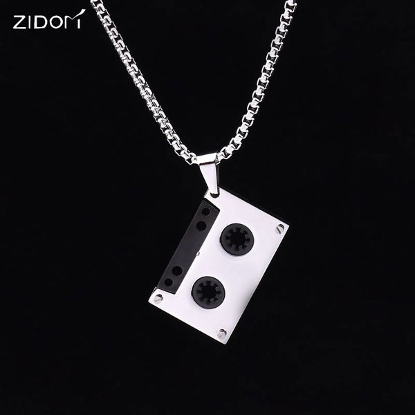 stainless steel men audio tape shape pendant necklaces fashion 60cm long link chain vintage necklace men jewelry gift, Silver
stainless steel men audio tape shape pendant necklaces fashion 60cm long link chain vintage necklace men jewelry gift, Silver