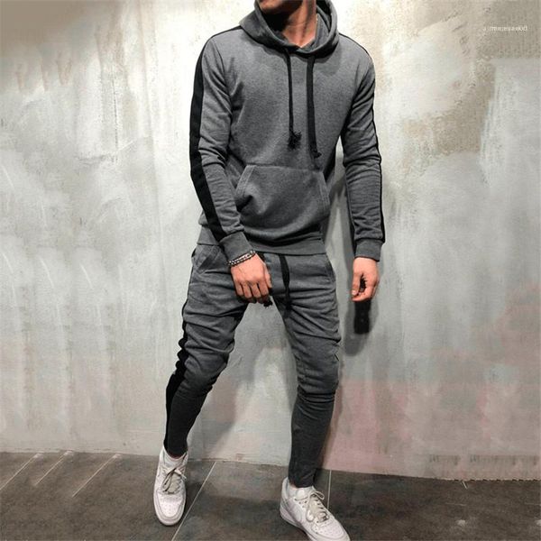 color slim pencil pants suits striped designer mens tracksuits patchwork color long sleeve mens 2pcs sets solid, Gray
color slim pencil pants suits striped designer mens tracksuits patchwork color long sleeve mens 2pcs sets solid, Gray