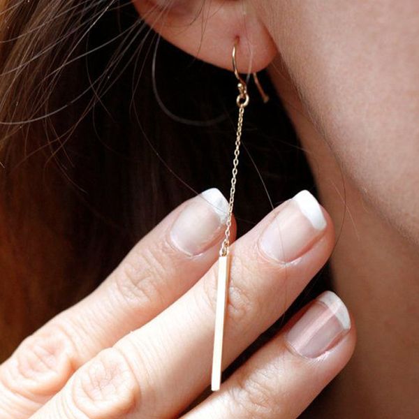 dangle & chandelier women's earrings trendy korean long drop hoop for women boho fashion jewelry gifts friends couple, Silver
dangle & chandelier women's earrings trendy korean long drop hoop for women boho fashion jewelry gifts friends couple, Silver