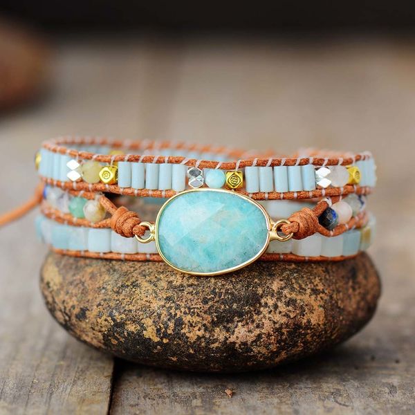 exclusive fancy wrap bracelets w/ natural stone ite crystals beaded triple statement bracelet bijoux bohemian jewelry y200730, Black
exclusive fancy wrap bracelets w/ natural stone ite crystals beaded triple statement bracelet bijoux bohemian jewelry y200730, Black