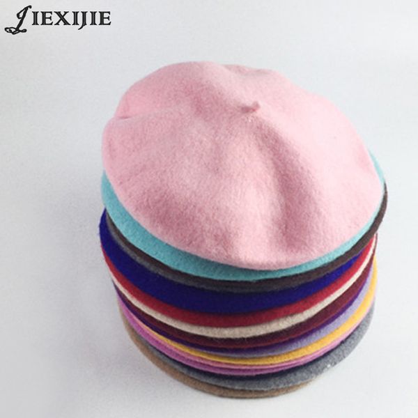 berets 100% wool beret painter cap baked wheat cake warm girl women female bonnet hats solid color winter, Blue;gray
berets 100% wool beret painter cap baked wheat cake warm girl women female bonnet hats solid color winter, Blue;gray