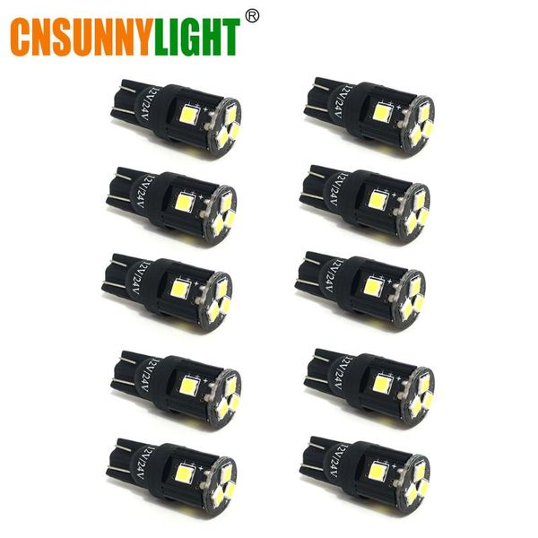10pcs t10 w5w led car bulbs dc 12v/24v clearance light brake turn signal wedge side tail parking door map lighting trunk lamp
10pcs t10 w5w led car bulbs dc 12v/24v clearance light brake turn signal wedge side tail parking door map lighting trunk lamp