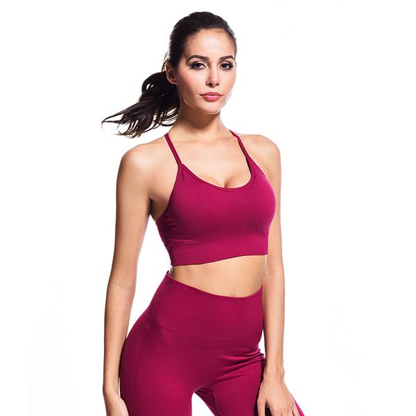 gym clothing woman sports bra push up active wear for women brassiere sport criss cross crop 2021 female yoga, White;black
gym clothing woman sports bra push up active wear for women brassiere sport criss cross crop 2021 female yoga, White;black