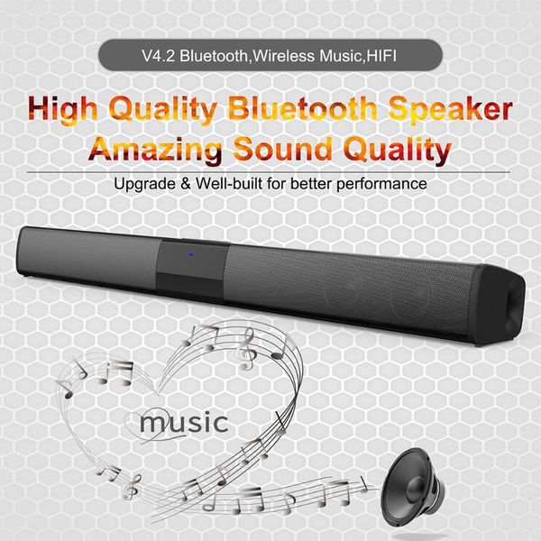 20w wireless bluetooth soundbar stereo speakers home theater pc tv sound bar surround sound system aux tf fm radio column
20w wireless bluetooth soundbar stereo speakers home theater pc tv sound bar surround sound system aux tf fm radio column