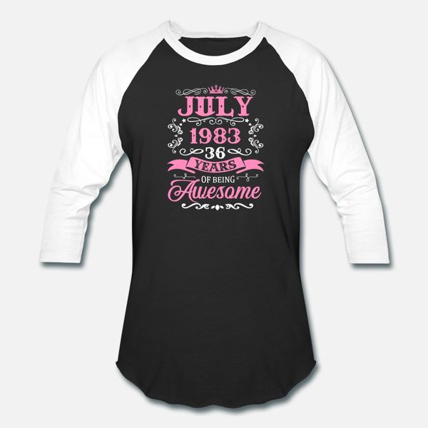 womens july 1983 36th birthday gift 36 years old t shirt men knitted short sleeve size s-3xl fitness comfortable summer style shirt
womens july 1983 36th birthday gift 36 years old t shirt men knitted short sleeve size s-3xl fitness comfortable summer style shirt