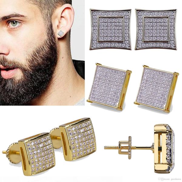 18k real gold hiphop cz zircon square stud earrings 0.7-1.6cm for men women and girls gifts diamond earrings studs punk rock rapper jewelry, Golden;silver
18k real gold hiphop cz zircon square stud earrings 0.7-1.6cm for men women and girls gifts diamond earrings studs punk rock rapper jewelry, Golden;silver