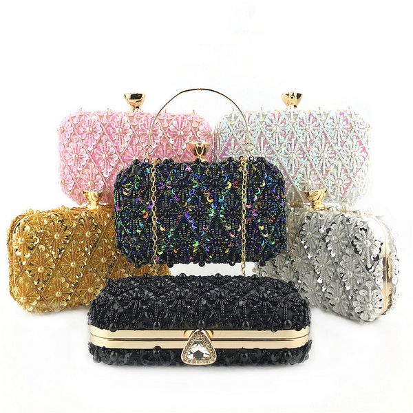 women clutch hand-embroidered bag ladies champagne evening bags ladies day clutches purse wedding sequins chain shoulder bag
women clutch hand-embroidered bag ladies champagne evening bags ladies day clutches purse wedding sequins chain shoulder bag