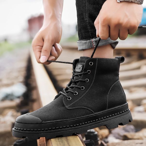 winter warm snow boots men fashion ankle boots men motorcycle men's oxfords keep shoes wear-resisting hx-024, Black
winter warm snow boots men fashion ankle boots men motorcycle men's oxfords keep shoes wear-resisting hx-024, Black