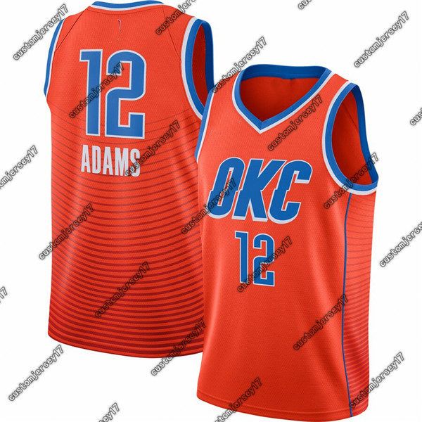 men city thunder oklahoma 12 adams orange finished swingman jersey statement edition steven basketball jerseys, Black
men city thunder oklahoma 12 adams orange finished swingman jersey statement edition steven basketball jerseys, Black