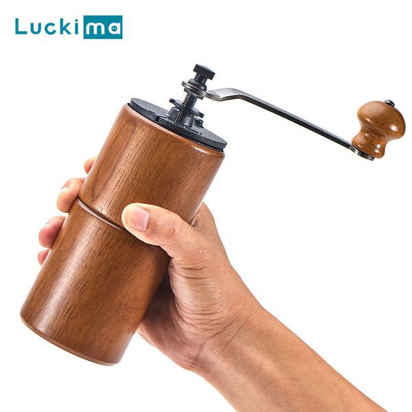 wooden manual coffee grinder bean conical burr coffee mill for espresso fine coarse adjustable portable for travel home office
wooden manual coffee grinder bean conical burr coffee mill for espresso fine coarse adjustable portable for travel home office