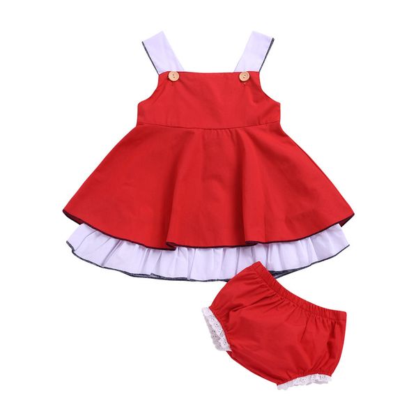clearance excelent lovely baby girls newborn infant baby girl princess straps patchwork dress+shorts outfits set z0213, White
clearance excelent lovely baby girls newborn infant baby girl princess straps patchwork dress+shorts outfits set z0213, White
