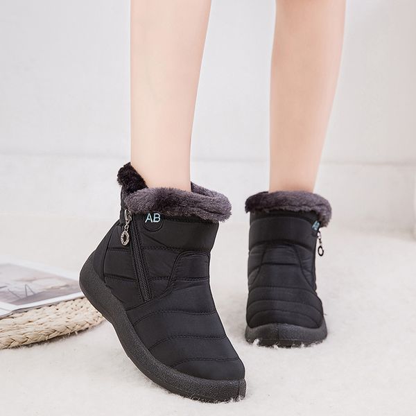 women boots waterproof snow boots female plush winter boots women warm ankle botas mujer winter shoes woman plus size 43, Black
women boots waterproof snow boots female plush winter boots women warm ankle botas mujer winter shoes woman plus size 43, Black