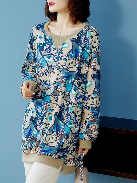 2020 autumn new mid-length pullover pulloverpullovercasual fashion loose slimming all-match printed pullover sweater base for women, Black
2020 autumn new mid-length pullover pulloverpullovercasual fashion loose slimming all-match printed pullover sweater base for women, Black