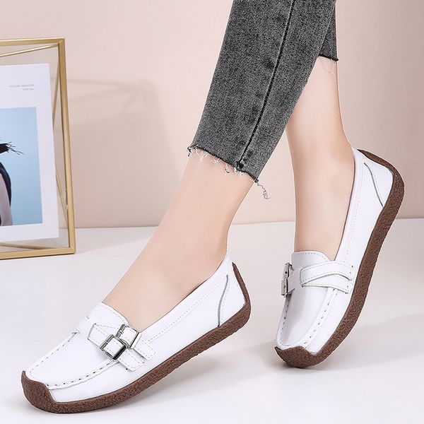 new moccasins women flats autumn woman loafers genuine leather female shoes slip on casual women's shoe 002, Black
new moccasins women flats autumn woman loafers genuine leather female shoes slip on casual women's shoe 002, Black
