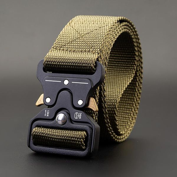2019 nylon tactical belt men's outdoor leisure belt metal buckle adjustable hunting accessories heavy belt, Black;gray
2019 nylon tactical belt men's outdoor leisure belt metal buckle adjustable hunting accessories heavy belt, Black;gray