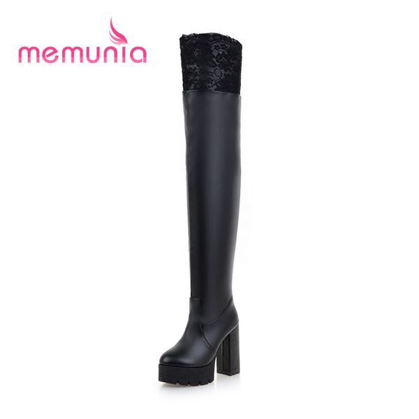 memunia big size 34-43 sweet lace women boots fashion platform boots extreme high heels winter thick heels over the knee, Black
memunia big size 34-43 sweet lace women boots fashion platform boots extreme high heels winter thick heels over the knee, Black