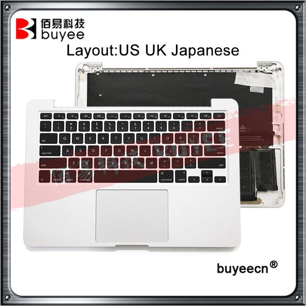 lapreplacement keyboards original a1502 palmrest case us/uk/japanese keyboard+trackpad+battery for 13" ase 2013 2014 year
lapreplacement keyboards original a1502 palmrest case us/uk/japanese keyboard+trackpad+battery for 13" ase 2013 2014 year