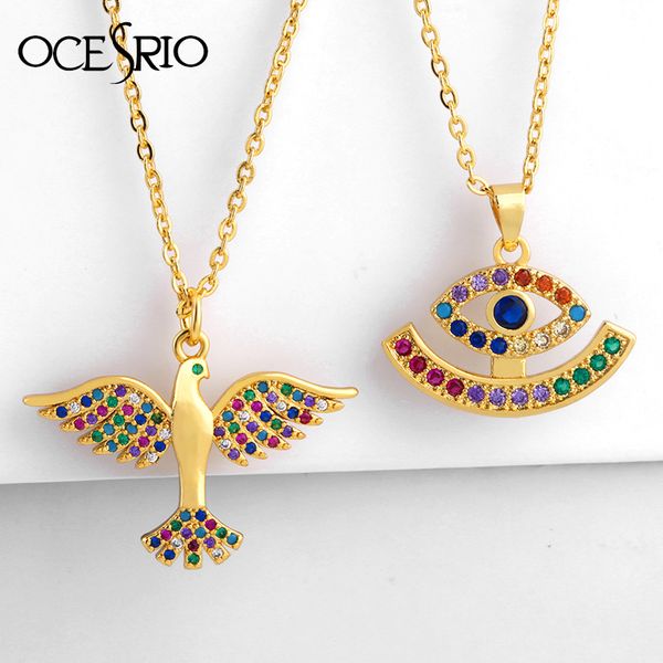 turkish evil eye necklace gold long chain cubic zirconia peace dove pendant necklace for women rainbow fashion jewelry nke-p50, Silver
turkish evil eye necklace gold long chain cubic zirconia peace dove pendant necklace for women rainbow fashion jewelry nke-p50, Silver