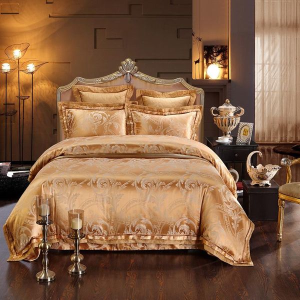 bedding sets 4/6pcs silk cotton jacquard luxury set high-quality exquisite duvet cover bed sheet pillowcase linen king size
bedding sets 4/6pcs silk cotton jacquard luxury set high-quality exquisite duvet cover bed sheet pillowcase linen king size