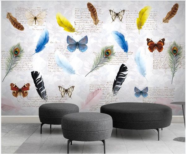 3d wallpaper custom p mural colorful feather butterfly english tv background home decor 3d wall murals wallpaper for living room
3d wallpaper custom p mural colorful feather butterfly english tv background home decor 3d wall murals wallpaper for living room
