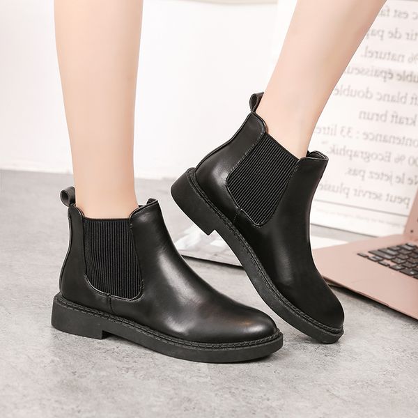 boots leather black elastic band slip on ankle for women shoes woman platform square low heels plus size ladies
boots leather black elastic band slip on ankle for women shoes woman platform square low heels plus size ladies