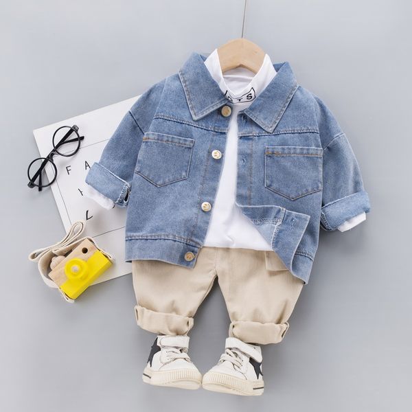 children kids clothes bcostume cowboy tracksuit denim jacket pants 3pcs autumn baby boys outfits infantil suit kg-594, Pink;blue
children kids clothes bcostume cowboy tracksuit denim jacket pants 3pcs autumn baby boys outfits infantil suit kg-594, Pink;blue