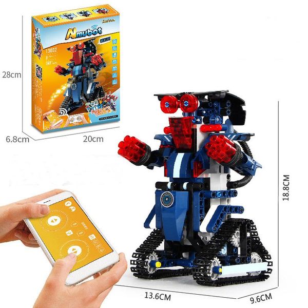 new diy building blocks robot small children electric remote control technology early educational electronic assembly toy bbyhrl homebag
new diy building blocks robot small children electric remote control technology early educational electronic assembly toy bbyhrl homebag