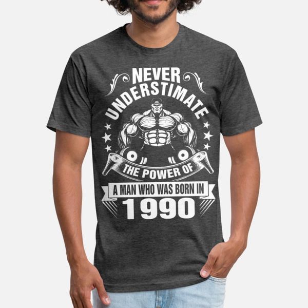 never underestimate a man born in 1990 t shirt men printing short sleeve s-3xl normal cute comical spring autumn family shirt, White;black
never underestimate a man born in 1990 t shirt men printing short sleeve s-3xl normal cute comical spring autumn family shirt, White;black