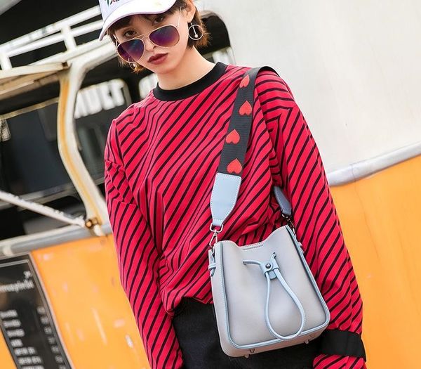 handbags purses fashion cowhide bucket handbag tote bag women s shoulder bags backpack women bags handbags n40153