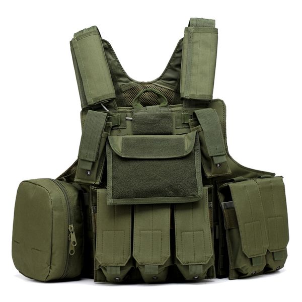 hunting jackets tactical molle ciras vest paintball with mag pouch utility bag adjustable armor plate chest rig, Camo;black
hunting jackets tactical molle ciras vest paintball with mag pouch utility bag adjustable armor plate chest rig, Camo;black