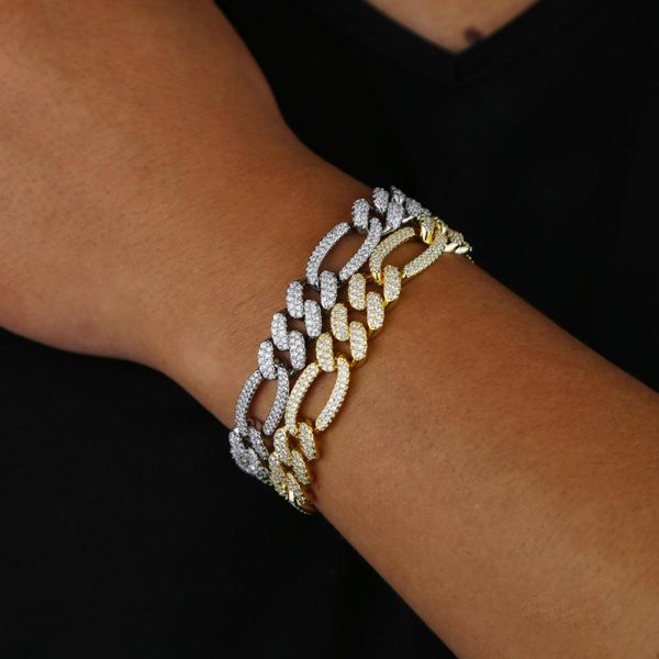 2021 hip hop iced out sparking bling 5a cubic zirconia cuban link chain bracelet for men fashion party jewelry gift, Black
2021 hip hop iced out sparking bling 5a cubic zirconia cuban link chain bracelet for men fashion party jewelry gift, Black