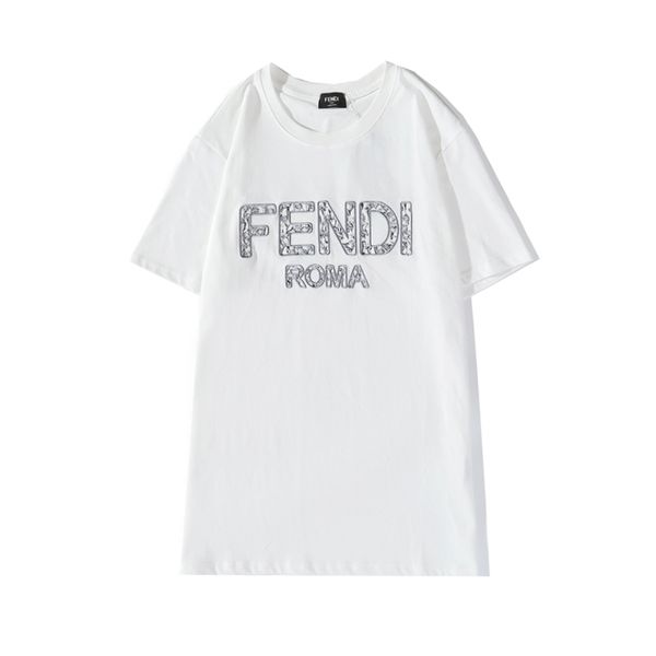 20ss mens designer t shirt ff men women couples casual short sleeve mens round neck tees s-2xl, White;black
20ss mens designer t shirt ff men women couples casual short sleeve mens round neck tees s-2xl, White;black