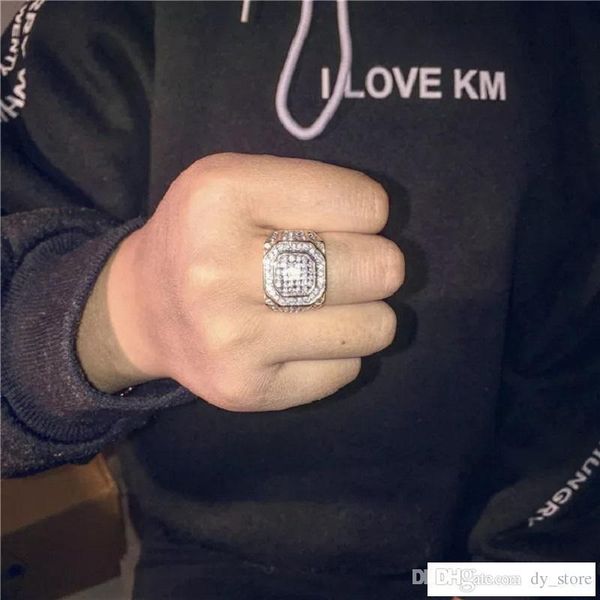 mens hip hop кольца ювелирных изделий позолоченного алмазные большие кольца новой нерж.сталь кольцо для мужчин, Silver
mens hip hop кольца ювелирных изделий позолоченного алмазные большие кольца новой нерж.сталь кольцо для мужчин, Silver