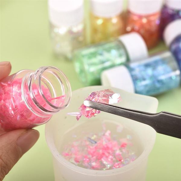 15ml diy sugar shell pieces flashing debris material epoxy jewelry filling for resin mold jewelry making accessories
15ml diy sugar shell pieces flashing debris material epoxy jewelry filling for resin mold jewelry making accessories