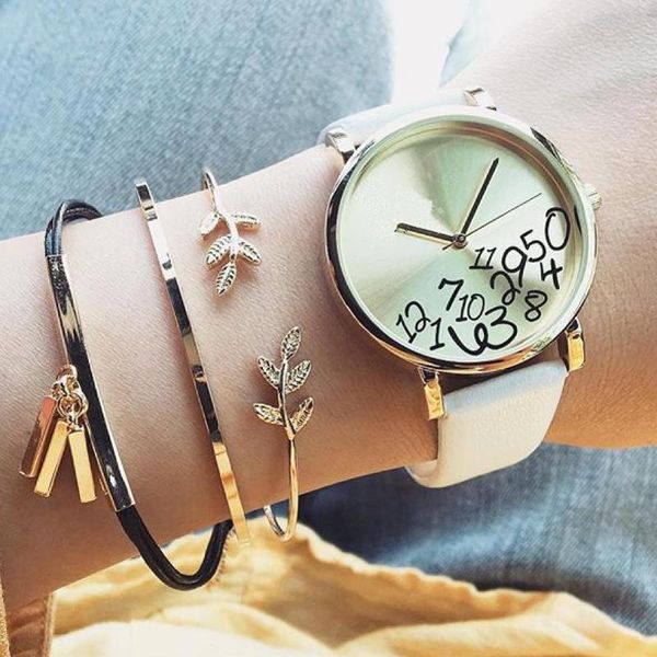 bangle 2021 3 pcs women jewellery leather rope crystal bead simple bracelet charm leaf bangles set lady birthday gift, Black
bangle 2021 3 pcs women jewellery leather rope crystal bead simple bracelet charm leaf bangles set lady birthday gift, Black