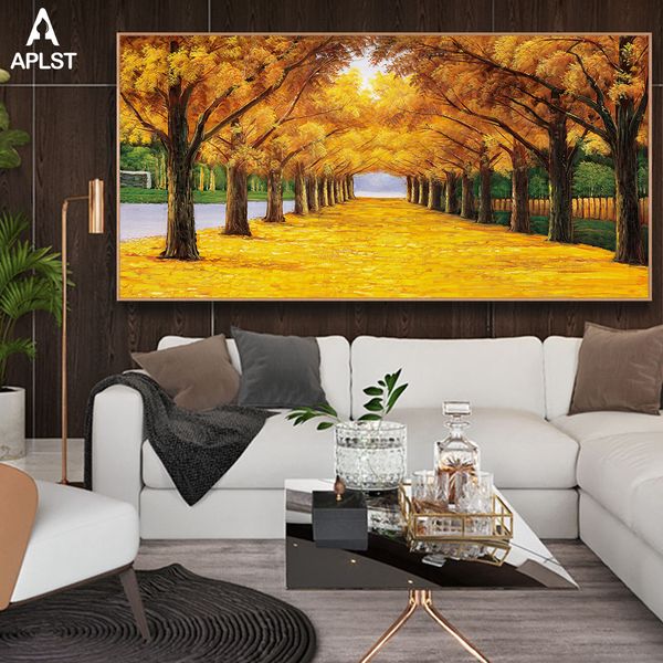 autumn landscape yellow fallen leaves painting prints tree street canvas printing posters nordic wall picture for living room
autumn landscape yellow fallen leaves painting prints tree street canvas printing posters nordic wall picture for living room