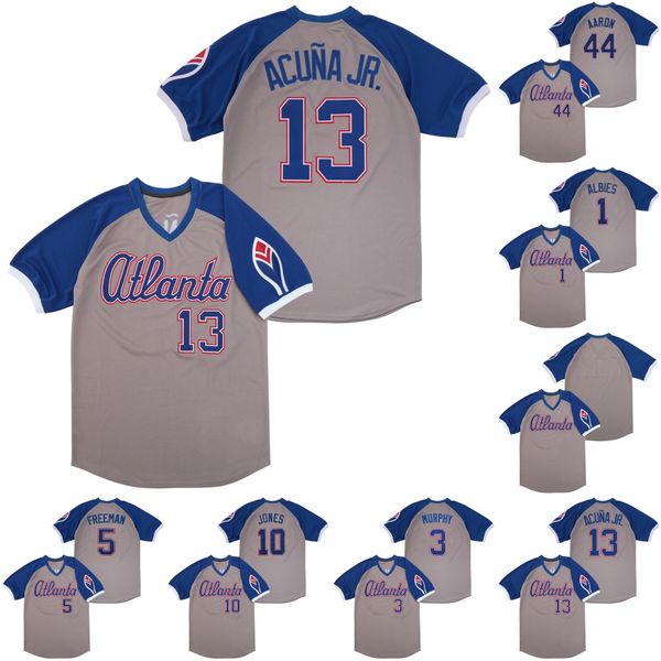 13 ronald acuna jr. 1979 turn back the clock jersey ozzie albies 5 freddie an 10 chipper jones 3 murphy 44 hank aaron baseball jerseys, Blue;black
13 ronald acuna jr. 1979 turn back the clock jersey ozzie albies 5 freddie an 10 chipper jones 3 murphy 44 hank aaron baseball jerseys, Blue;black
