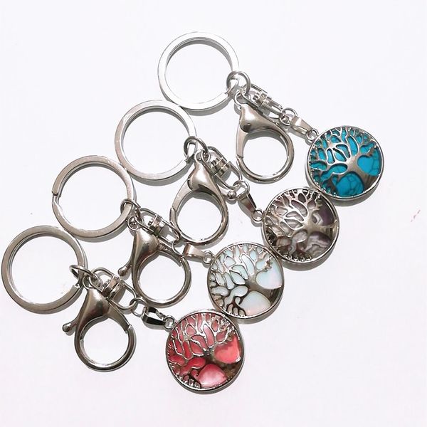 natural stone key rings hollow tree of life keychain pink tinger's eye gemstone rose quartz car bag pendant keyring jewelry women men, Slivery;golden
natural stone key rings hollow tree of life keychain pink tinger's eye gemstone rose quartz car bag pendant keyring jewelry women men, Slivery;golden