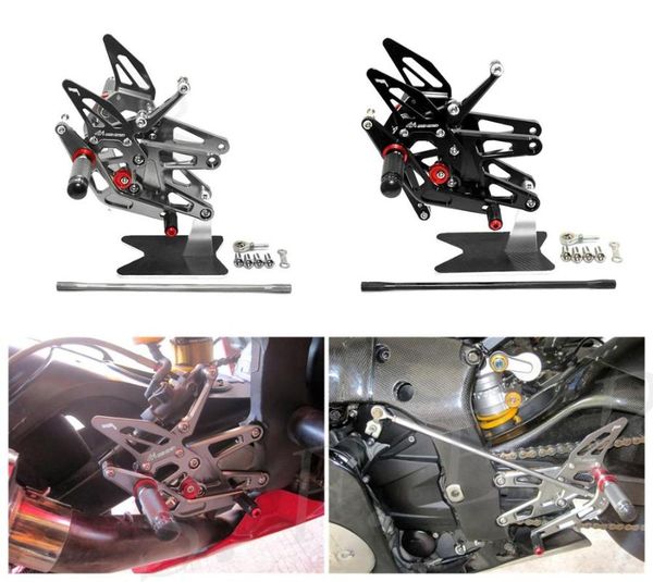 cnc adjustable rearsets footrests foot rest pegs set for yzf-r6 2003 2004 2005
cnc adjustable rearsets footrests foot rest pegs set for yzf-r6 2003 2004 2005
