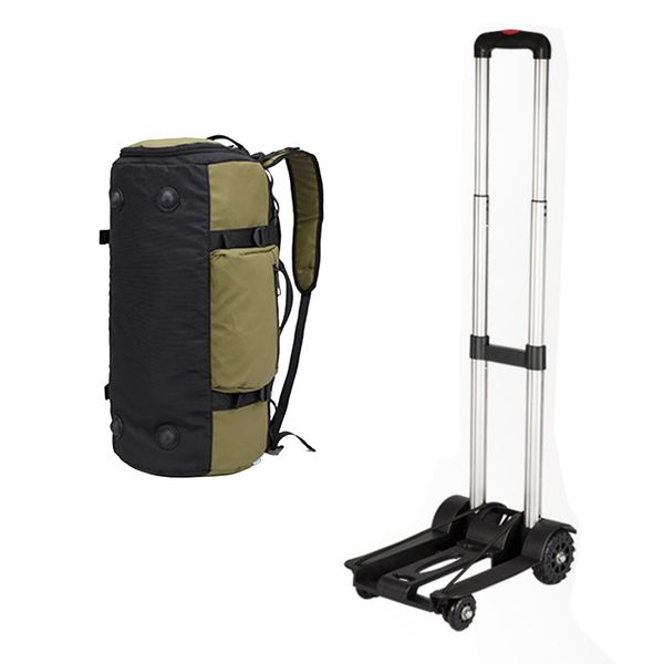 40l hiking travel backpack sling travel bag two-piece set,travel trolley,shoe storage bag,folding hand truck
40l hiking travel backpack sling travel bag two-piece set,travel trolley,shoe storage bag,folding hand truck