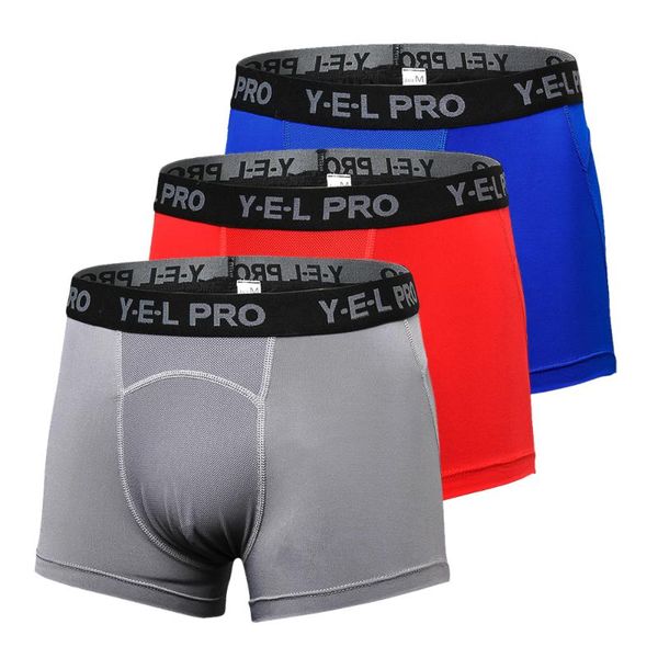 3 pack men sports underwear breathable boxer briefs men compression shorts high elastic quick dry boxers, White;black
3 pack men sports underwear breathable boxer briefs men compression shorts high elastic quick dry boxers, White;black