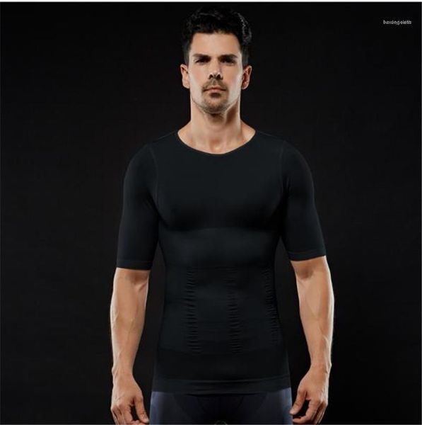 tuck up gird up slim mens bodybuilding breathable mens luxury designer t shirts 2020 tight body, White;black
tuck up gird up slim mens bodybuilding breathable mens luxury designer t shirts 2020 tight body, White;black