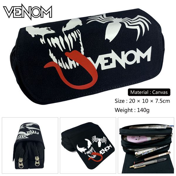 venom pen cosplay pen bags double zipper school pencil case box cosmetic makeup bag storage bag gift
venom pen cosplay pen bags double zipper school pencil case box cosmetic makeup bag storage bag gift