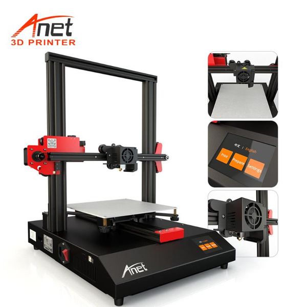 anet et4 3d printer metal frame structure build volume 220*220*250 2.8" color touchscreen heatbed 8g tf card & 10m pla sample
anet et4 3d printer metal frame structure build volume 220*220*250 2.8" color touchscreen heatbed 8g tf card & 10m pla sample