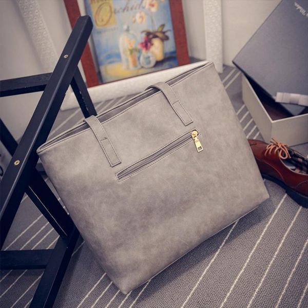 new-women plain leather handbag brief shoulder bags solid large capacity handbags tote bag design for female
new-women plain leather handbag brief shoulder bags solid large capacity handbags tote bag design for female